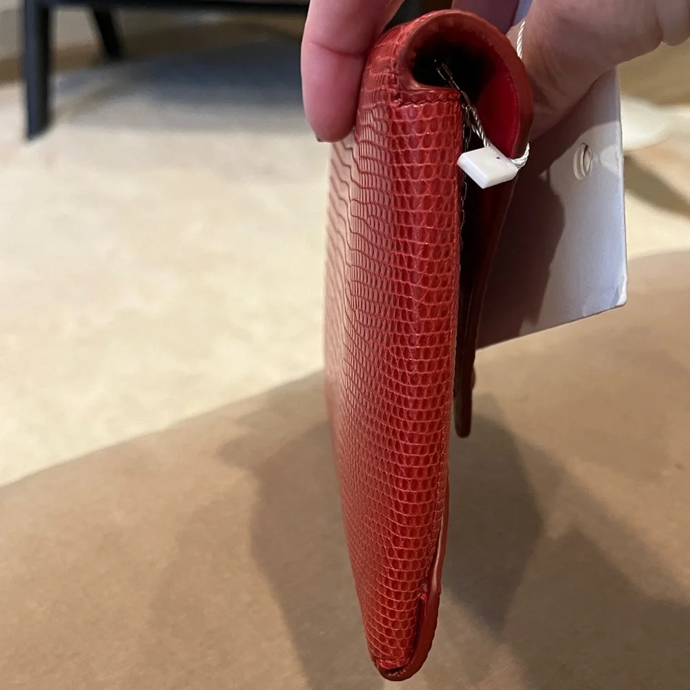 The Row Vibrant Red Clutch with Gold Chain - Picture 8 of 9